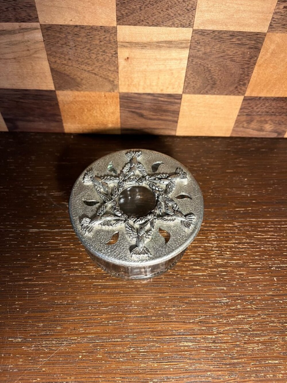 Hummingbird Incense Burner Potpourri Container Trinket Container